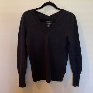 Halogen Cashmere V-Neck Sweater, M
